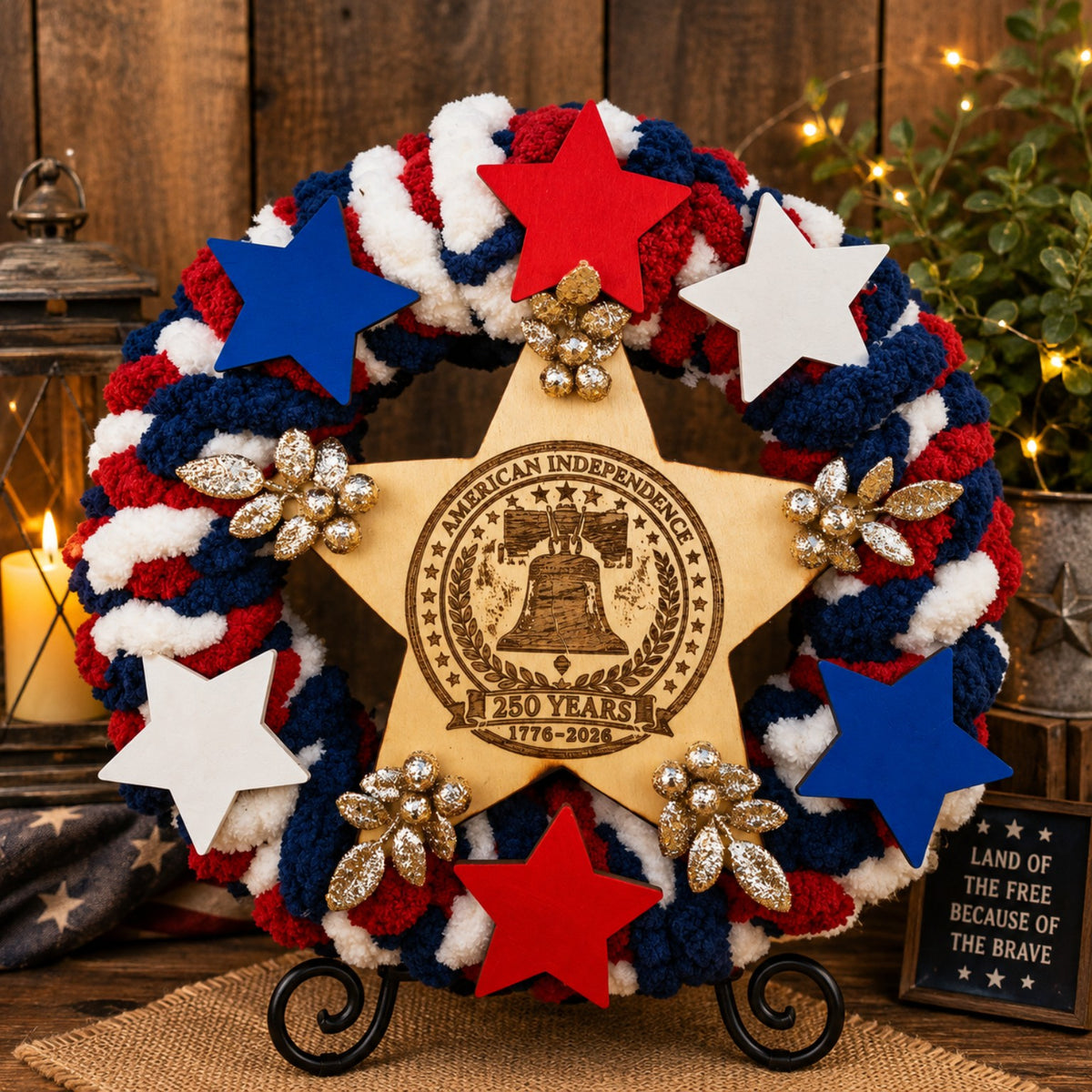 American Independence 250th Anniversary Wreath