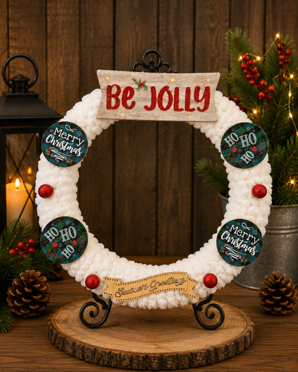 Be Jolly Christmas Wreath