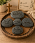 Christian Faith Engraved Stones